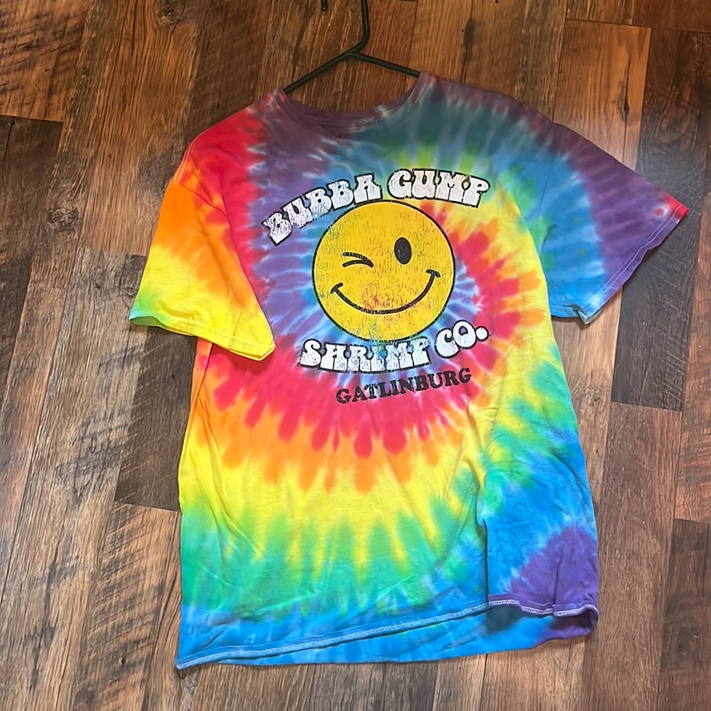 Bubba Gump Tie-Dye Shirt Men’s Large